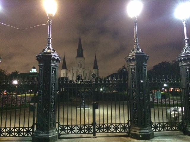 Jackson Square at Night