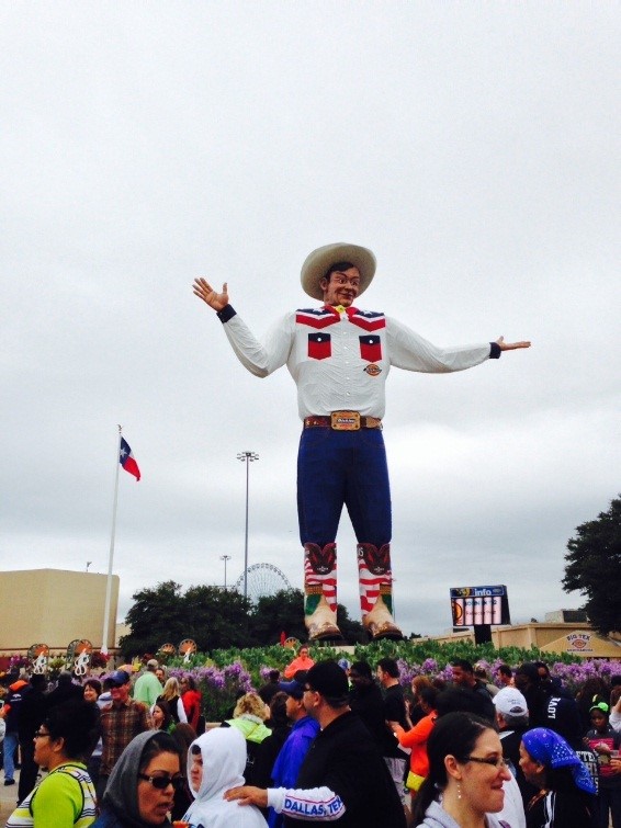 It’s a bird, it’s a plane, it’s Big Tex! Big Tex is an iconic talking statue at the annual State Fair of Texas