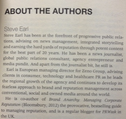 Author Bio: Steve Earl