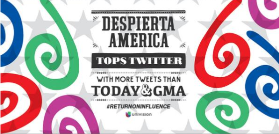 Image courtesy Univision Insights, Despierta America